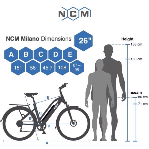 NCM Milano Plus Black - Image 9
