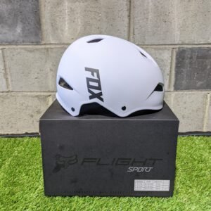 Fox   Flight Helmet White/Black Medium