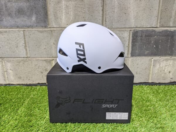 Fox   Flight Helmet White/Black Small