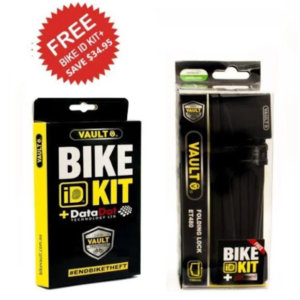 Vault Folding Lock + Bike ID Kit+