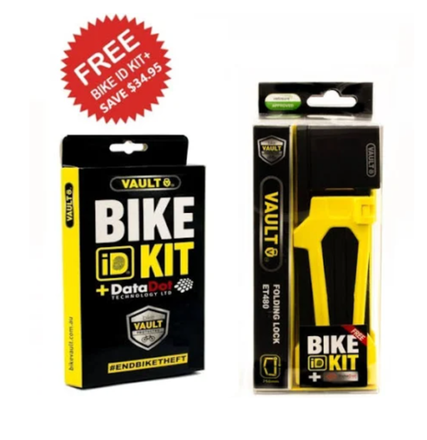 Vault Folding Lock + Bike ID Kit+ - Image 2
