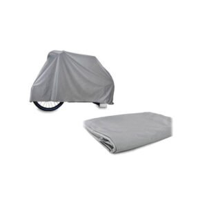 Bike Cover Waterproof PVC Silver